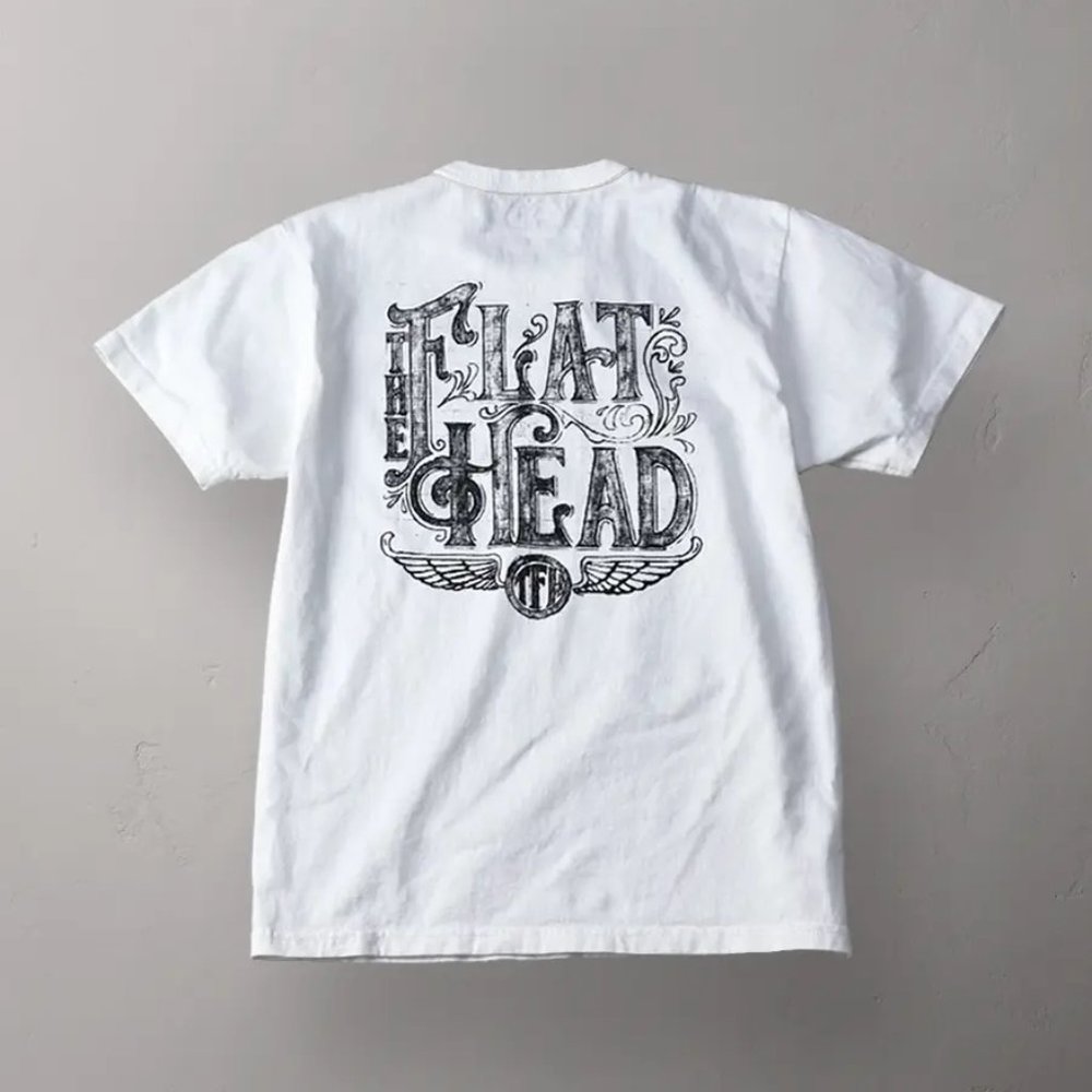 Flat Head FN-THC-035 Tee - White